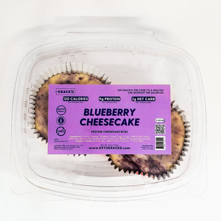 Blueberry Bliss Cheesecake Bites (4 Bites)